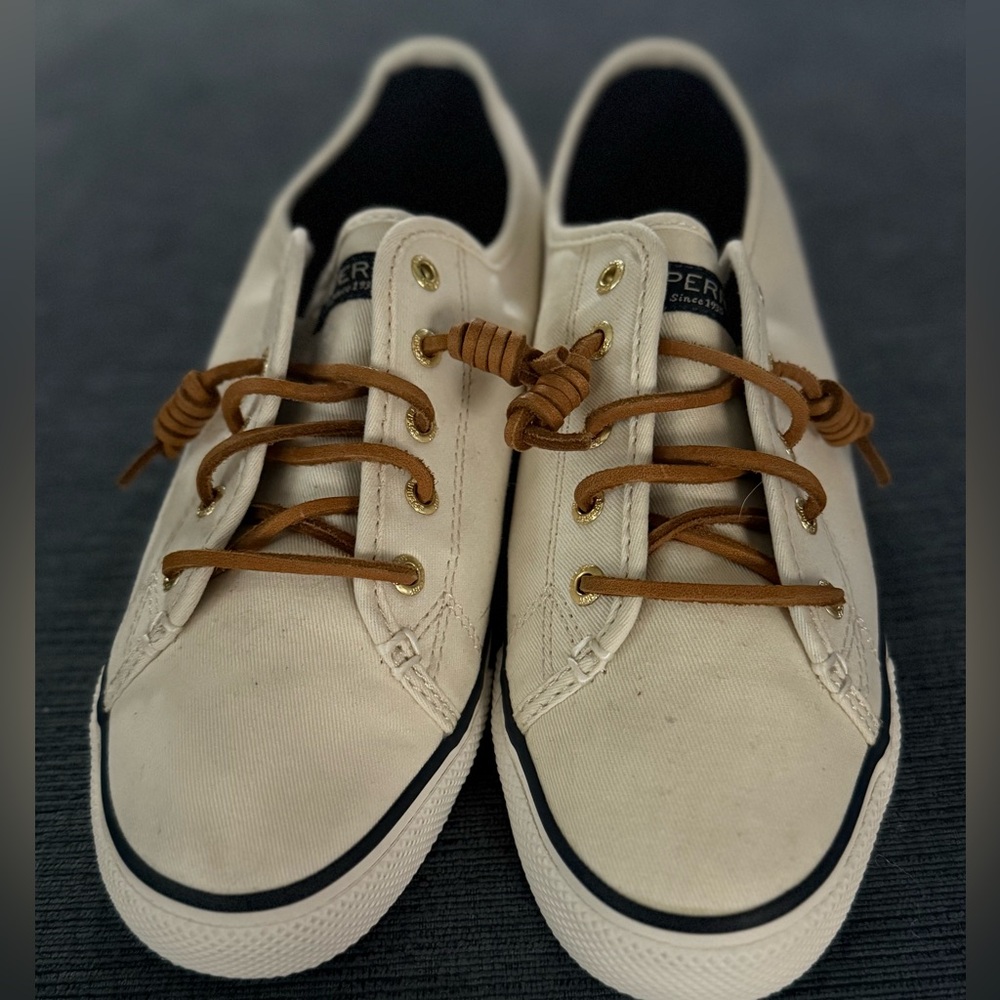 Sperry Top-Sider STS90549 Women's Seacoast Canvas Sneaker Size 8.5 - Picture 2 of 7